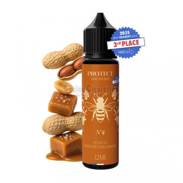 Protect Peanuts Salted Butter Caramel Flavour Shot 12/60ml